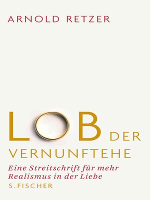 cover image of Lob der Vernunftehe